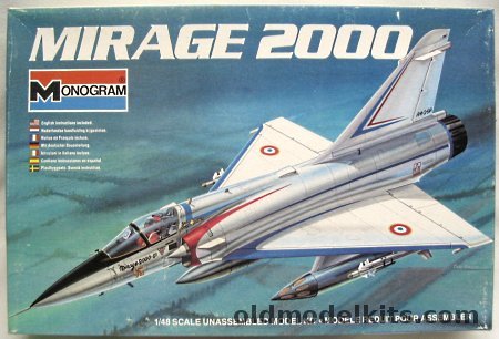 Monogram 1/48 Mirage 2000 Prototype, 5425 plastic model kit